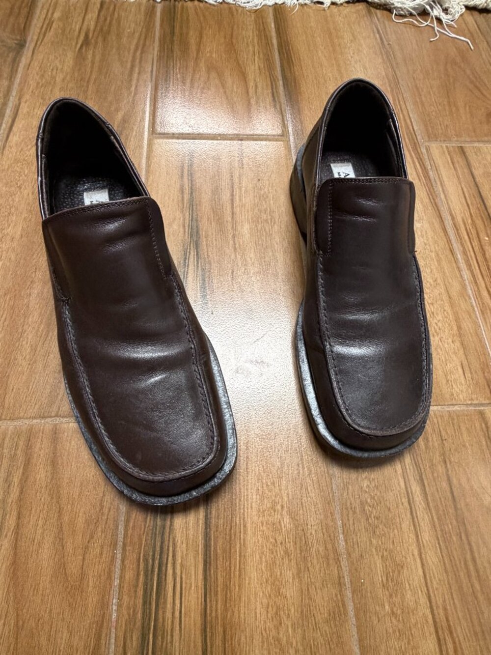 Alfani Men's Brown Loafer Shoes Size 9 In Great Shape!